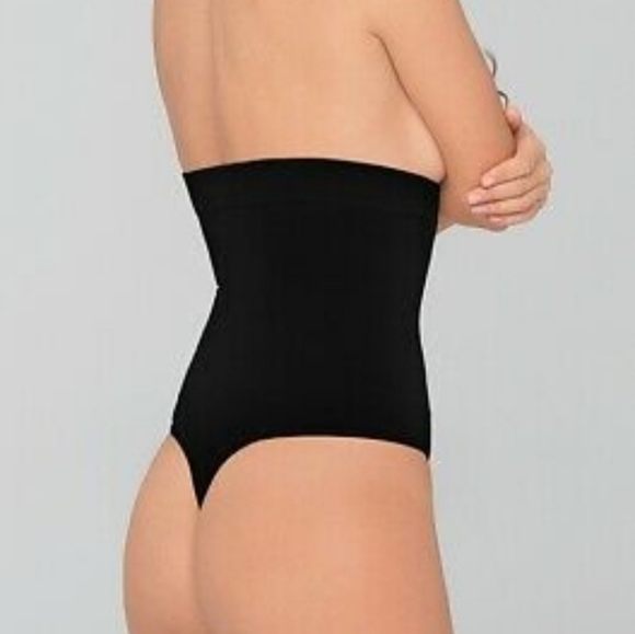 NWT Body Wrap  The Pin Thin High Waist Thong in Wh - Picture 2 of 2